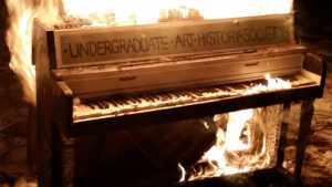 piano burning