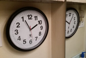 backward clock
