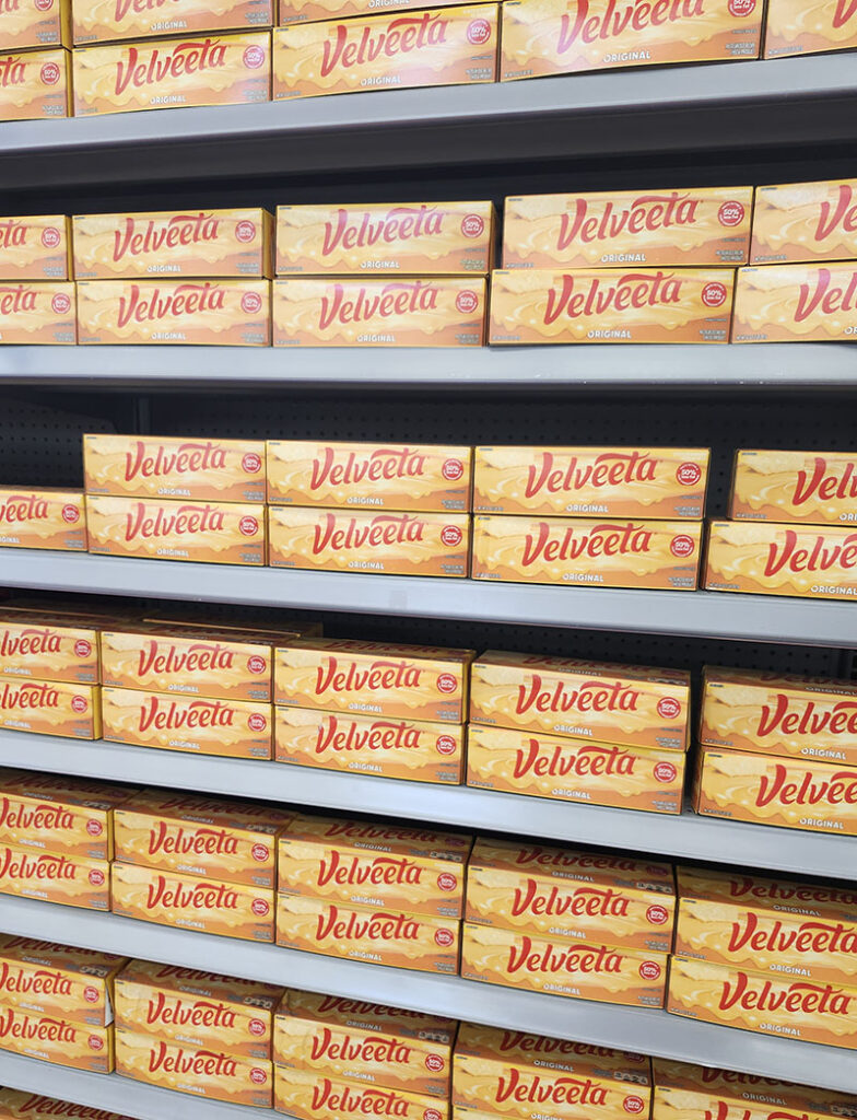 velveeta display
