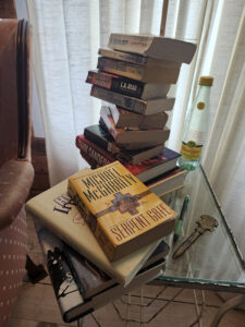 book stack