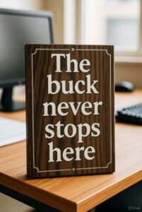 buck stops